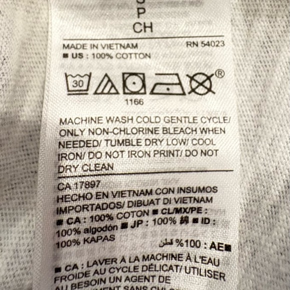 Old Navy Blue and White Striped Short Sleeve Tee - Picture 3 of 5